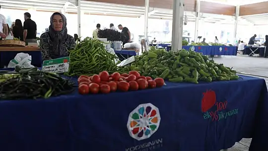 Kayseri'de tek, Türkiye'ye örnek 'Yüzde 100 Ekolojik Pazar' 13. kez açılıyor