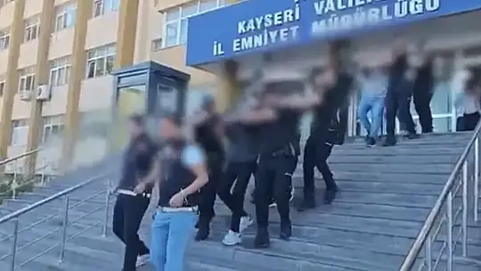 Kayseri'de torbacılara eş zamanlı operasyon: 7 tutuklama