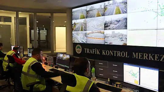 Kayseri'de trafik 370 kamera ile güvende
