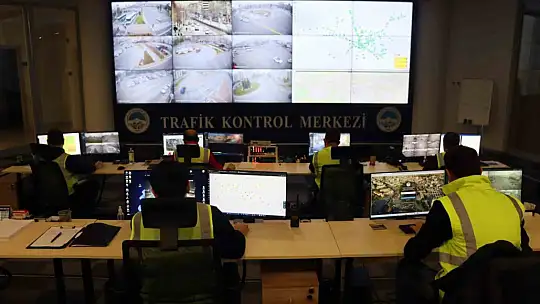 Kayseri'de trafik 370 kamera ile güvende