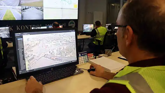 Kayseri'de trafik 370 kamera ile güvende