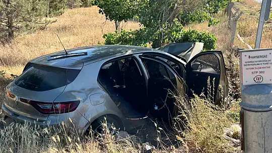 Kayseri'de trafik kazası: 2 yaralı