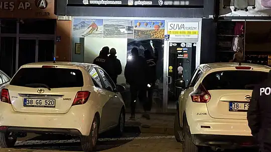 Kayseri'de turizm acentasını kurşunlayan şahıs yakalandı