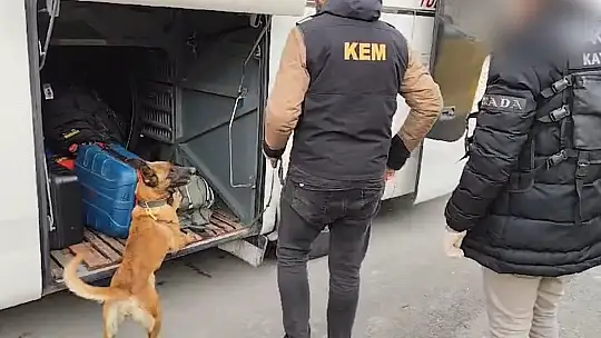 Kayseri'de uyuşturucu operasyonu: 1 gözaltı