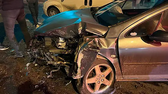 Kayseri'de zincirleme kaza: 1 yaralı