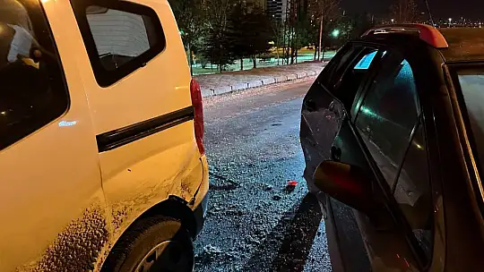Kayseri'de zincirleme kaza: 1 yaralı