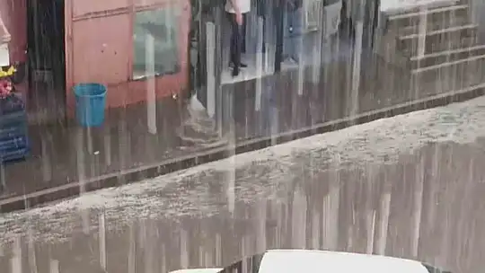 Kayseri Develi'de sağanak etkili oldu