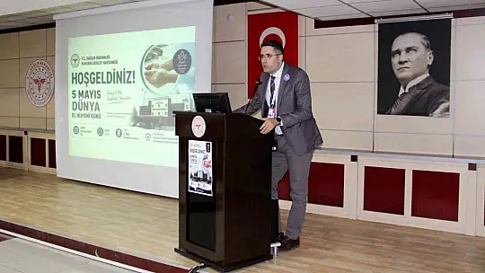 Kayseri Devlet Hastanesi'nde 'el hijyeni' eğitimi
