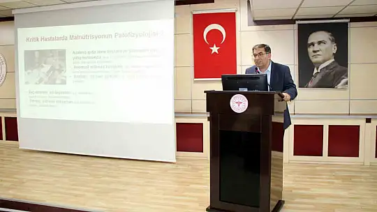 Kayseri Devlet Hastanesi'nde 'Kritik Hastada Beslenme' eğitimi