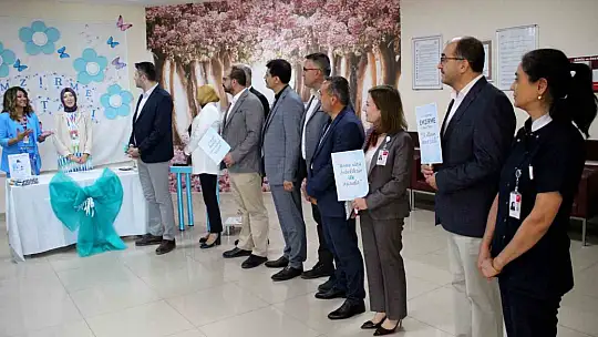 Kayseri Devlet Hastanesi'nde Emzirme Haftası kapsamında farkındalık etkinliği düzenlendi
