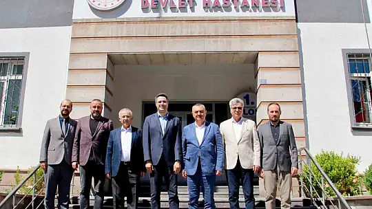 Kayseri Devlet Hastanesi'nde sağlık hizmetleri ile sanayi kuruluşları arasındaki iş birliği görüşüldü