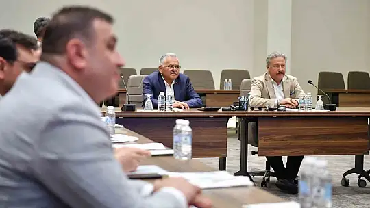 Kayseri için yatırımlar ortak akılla şekilleniyor