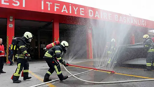 Kayseri itfaiyesi elektrikli araç yangınları için teyakkuzda