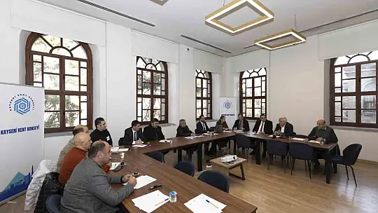 Kayseri Kent Konseyi ilk çalışma grupları toplantısını gerçekleştirdi