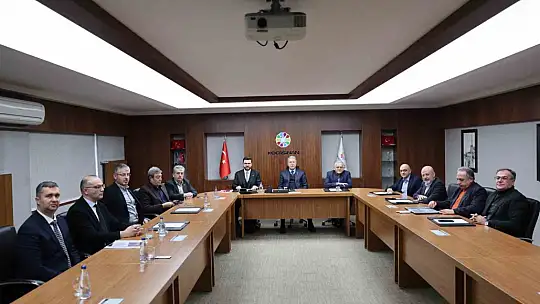 Kayseri'nin ulaşım geleceği Kocasinan'da değerlendirildi