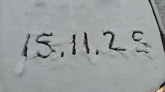 Kayseri'nin yüksek kesimlerine kar yağdı