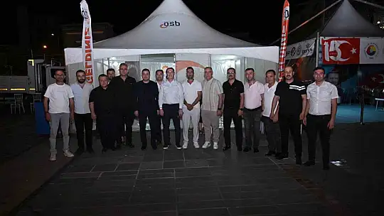 Kayseri OSB, 15 Temmuz Demokrasi ve Milli Birlik Günü'nde meydandaki yerini aldı
