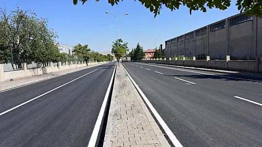 Kayseri OSB, 2024'te 30 kilometre yolun asfaltını yeniledi