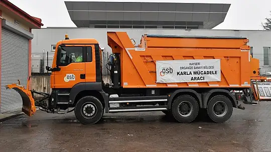 Kayseri OSB kışa hazır