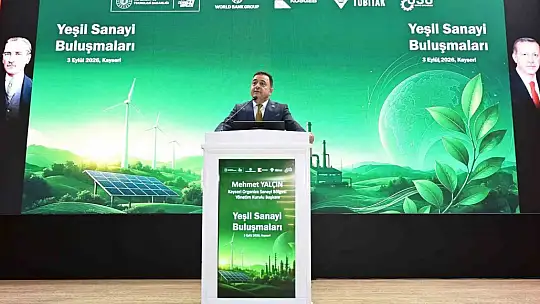 Kayseri OSB Yeşil Sanayi Buluşması'na ev sahipliği yaptı