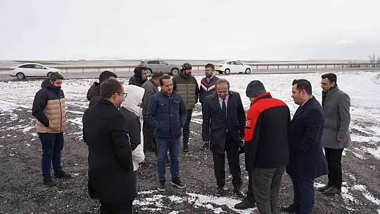 Kayseri OTB'de gece yarısı mesaisi ardından saha incelemesi