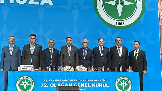 Kayseri Pancar Ekicileri Kooperatifinde 72. Olağan Genel Kurul başladı