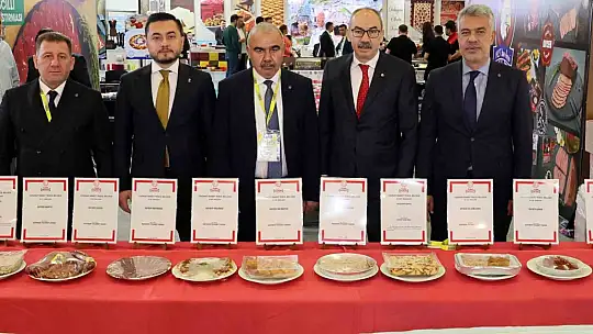 Kayseri pastırmasının Avrupa zafer, plaketle taçlandı