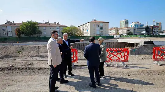Kayseri protokolü, Kartal Katlı Kavşağı ile fosil müzesini inceledi