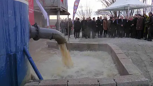Kayseri Sera OSB için kullanılacak jeotermal su sondadan çıktı