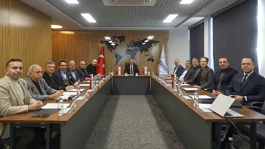 Kayseri Serbest Bölge'de 2025 yılının son yönetim kurulu toplantısı gerçekleşti