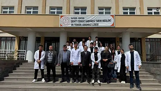 Kayseri Ticaret Borsası'ndan Tarım Lisesi'ne ziyaret