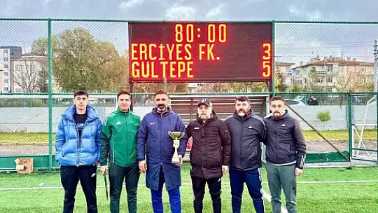Kayseri U16 Liginde şampiyonlar belli oldu