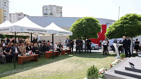 Kayseri Üniversitesi'nde 'Şehitler Anıtı' açıldı