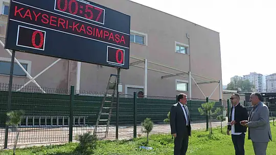 Kayseri Yan Açık Saha'da yenileme çalışmaları sürüyor