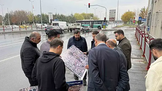 Kayseri'ye trafiği rahatlatmak için yeni kavşak