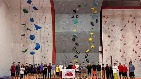Kayserili 29 sporcu spor tırmanışta ileri seviye eğitim hakkı kazandı