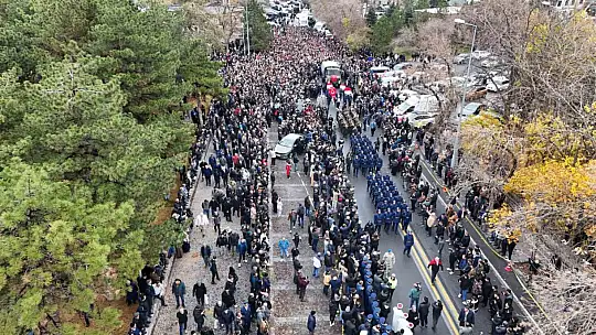 Kayserili binler, şehidini uğurladı