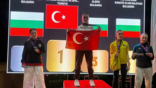Kayserili karateciler Bulgaristan'da kürsüye ambargo koydu