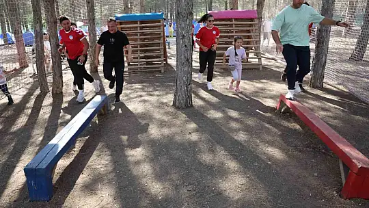 Kayserililer, sıcak yaz günlerinde doğa kampı ile nefes alıyor