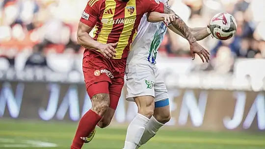 Kayserispor Rizespor'a yenilmiyor