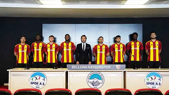 Kayserispor'un yeni transferleri görücüye çıktı