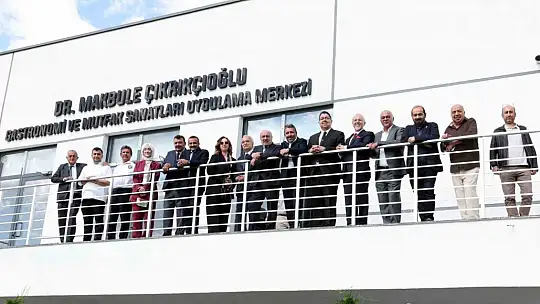 KAYÜ'de Dr. Makbule Çıkrıkçıoğlu Gastronomi ve Mutfak Sanatları Uygulama Merkezi'nin açılışı yapıldı