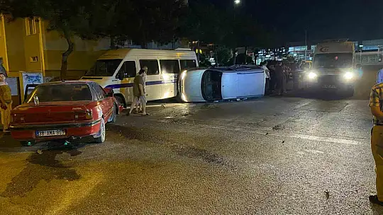 Kaza yaptığı aracıyla gitmek istedi, ekiplere zor anlar yaşattı