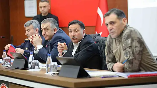 Kent Güvenlik Danışma Kurulu Vali Çiçek başkanlığında toplandı