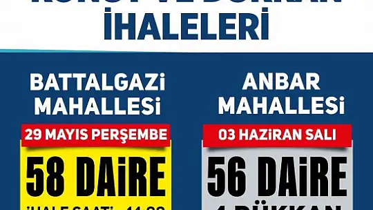 Kentsel dönüşümle gelişen ve güzelleşen Melikgazi'de yeni bir ihale daha