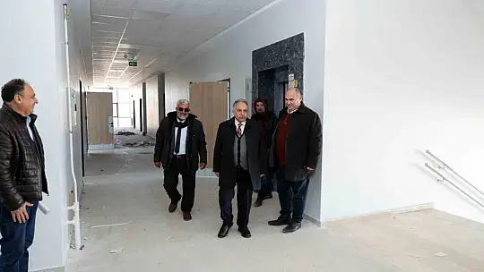 Kepez'de okul yapımında sona doğru