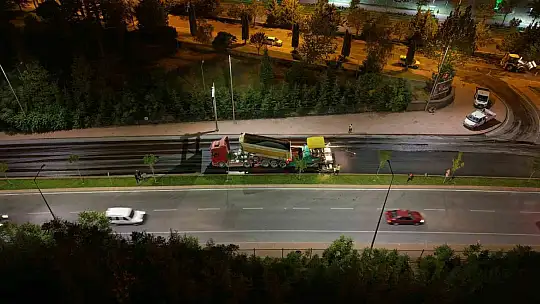 Kerkük bulvarında 14 milyon TL'lik asfalt çalışması