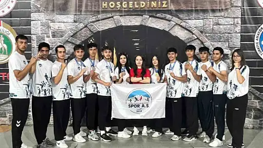 Kick Boks'ta Kayseri'ye 7 madalya