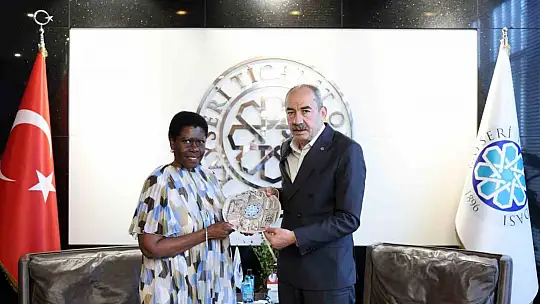 Kırgızistan ve Güney Afrika Büyükelçilerinden KTO'ya ziyaret