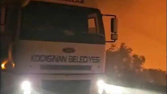 Kocasinan Belediyesi'nden İzmir orman yangınlarına destek